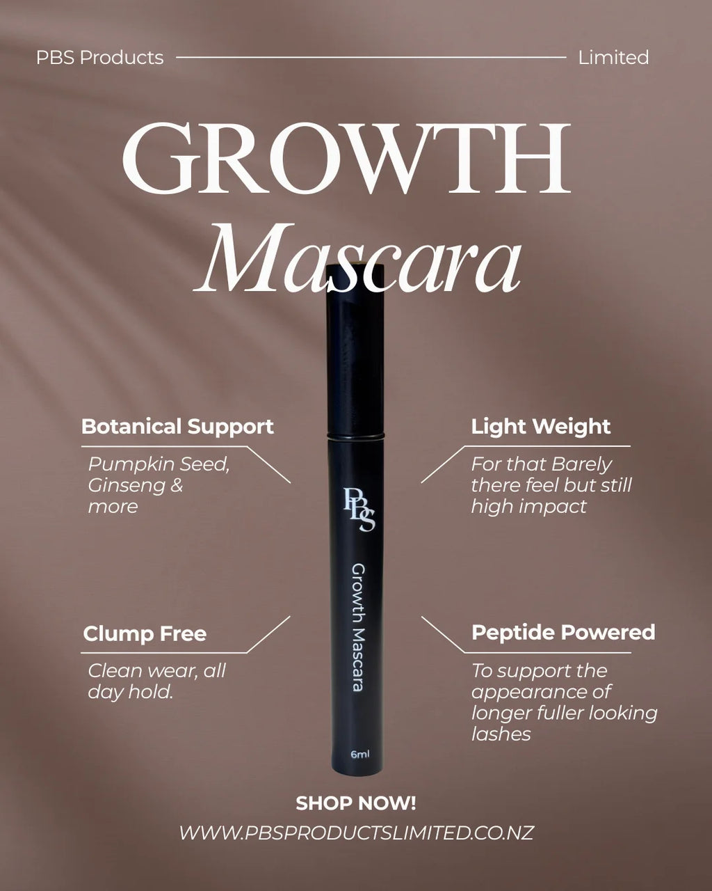 PBS Growth Mascara - Prostaglandin Free