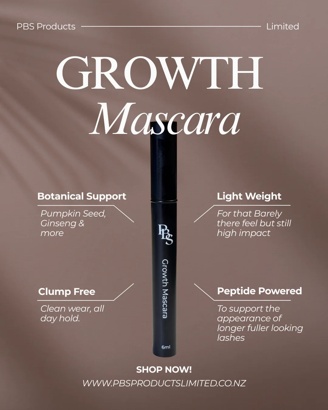 PBS Growth Mascara - Prostaglandin Free